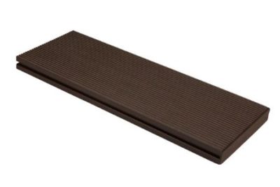 HD Deck XS Walnut Ribbed Angled with End Cap